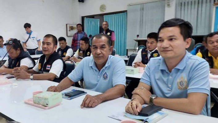 สทน.8 ร่วมประชุมรับฟังปัญหาและตรวจสอบข้อเท็จจริง เกี่ยวกับการขอพระราชทานโครงการพัฒนาแหล่งน้ำ ตำบลนาหลวงเสน อำเภอทุ่งสง จังหวัดนครศรีธรรมราช