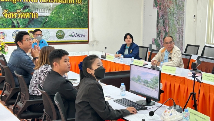 สทน.1 สอน.3 กำแพงเพชร ร่วมประชุมหารือแนวทางการดำเนินการจัดร้านนิทรรศการ ของหน่วยงานสังกัดกระทรวงทรัพยากรธรรมชาติและสิ่งแวดล้อม ภายในงานตากสินมหาราชานุสรณ์ จังหวัดตาก