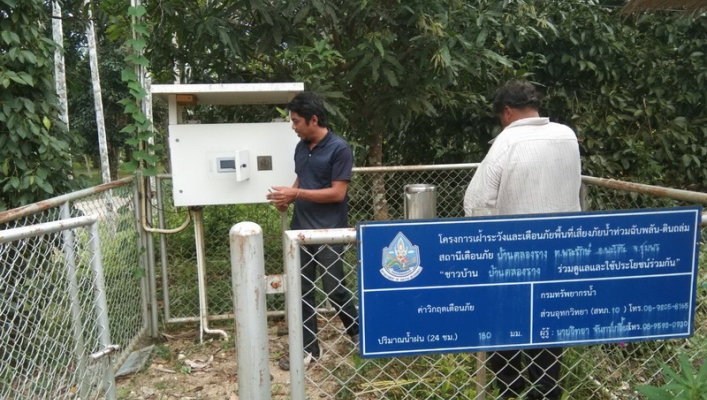 สทน.10 ตรวจสอบระบบการจัดเก็บข้อมูลน้ำฝน ซ่อมแซม บำรุงรักษาสถานีเตือนภัยล่วงหน้า EWS. จ.ชุมพร