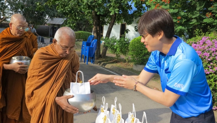 สทน.7 จัดพิธีทำบุญสำนักงานทรัพยากรน้ำที่ 7