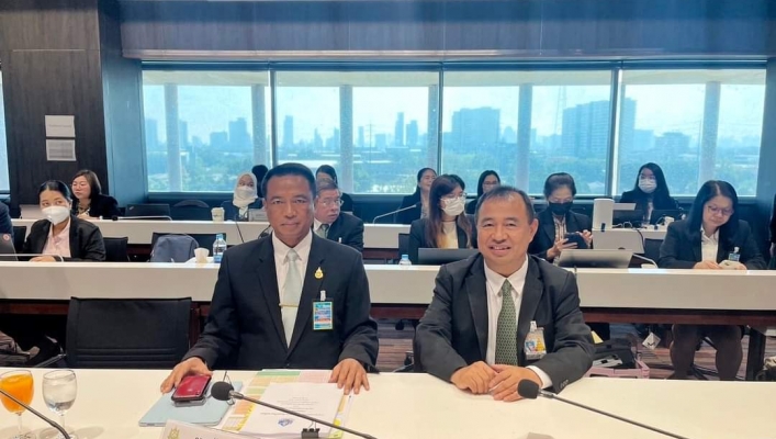 กรมทรัพยากรน้ำเข้าร่วมการประชุมชี้แจงร่างพระราชบัญญัติงบประมาณรายจ่ายประจำปีงบประมาณ พ.ศ. 2567