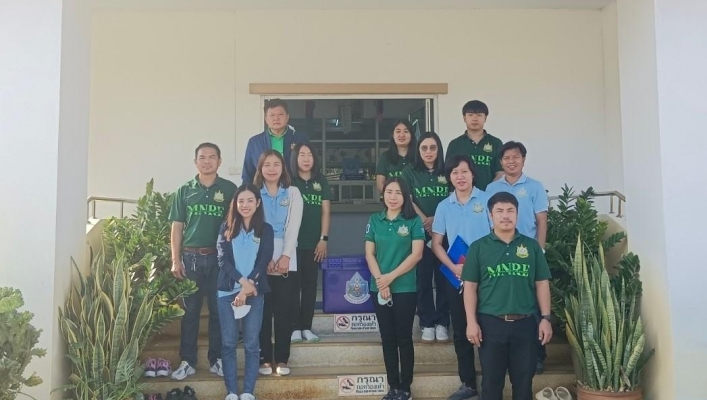 ทน.สทน.1 สอท.2ชร. ร่วมกับส่วนวิเคราะห์คุณภาพน้ำทบทวนกิจกรรมการเก็บตัวอย่างน้ำ โครงการ MRC-WQMN