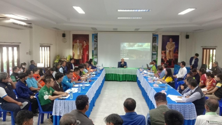 สทน.1 สอน.3 กำแพงเพชร เข้าร่วมประชุมติดตามพื้นที่เสี่ยงการขาดแคลนน้ำในฤดูแล้ง ปี 2566/2567 จังหวัดกำแพงเพชร