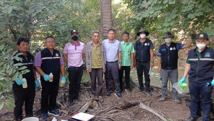สทน.7 เก็บตัวอย่างน้ำผิวดินและตะกอนดินในพื้นที่ห้วยน้ำพุ