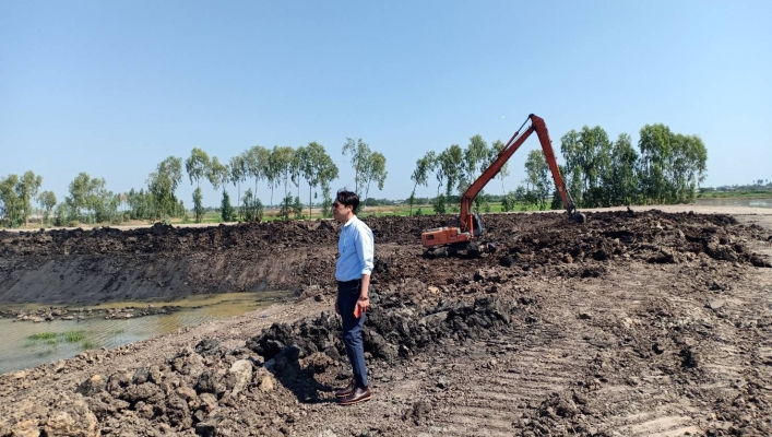 ​สทน. 7 ตรวจติดตามการดำเนินงานโครงการอนุรักษ์ฟื้นฟูแหล่งน้ำหนองสาหร่าย จังหวัดสุพรรณบุรี