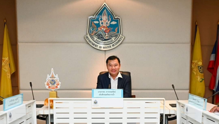 การประชุมรับมอบนโยบายของอธิบดีกรมทรัพยากรน้ำเพื่อประกอบการจัดทำคำของบประมาณรายจ่ายประจำปีงบประมาณ พ.ศ. 2568 ของกรมทรัพยากรน้ำ