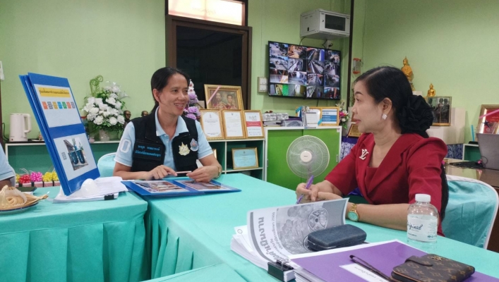 สทน.6 สำรวจโครงการน้ำสะอาด โรงเรียน กพด.ในเขตจังหวัตนครนายก