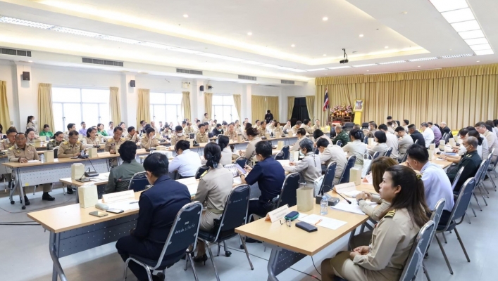 สทน.7 ประชุมคณะกรมการจังหวัด และหัวหน้าส่วนราชการจังหวัดประจวบคีรีขันธ์