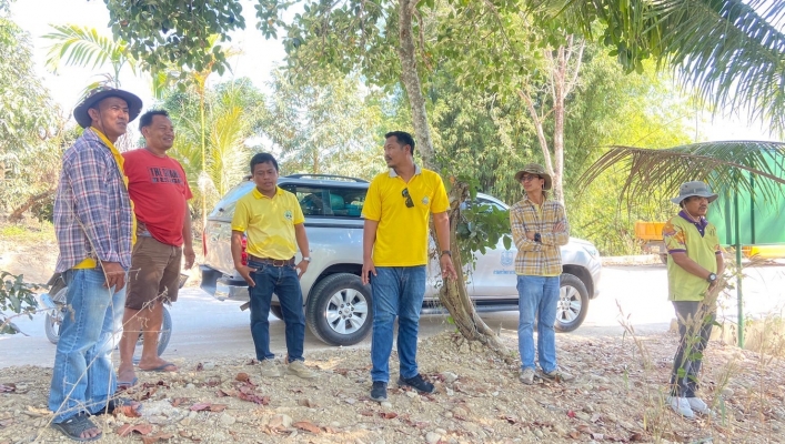 สทน.6 สำรวจโครงการอนุรักษ์ฟื้นฟูแหล่งน้ำคลองธรรมชาติ (คทช.) หมู่ที่ 4,6 ตำบลจันทเขลม อำเภอเขาคิชฌกูฎ จังหวัดจันทบุรี