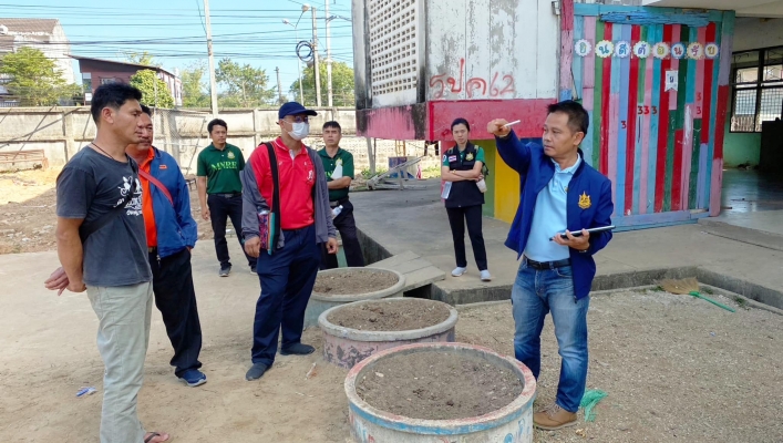 สทน.1 สำรวจพื้นที่ แก้ไขปัญหาคุณภาพน้ำและขาดแคลนน้ำอุปโภคบริโภค โรงเรียนราชประชานุเคราะห์ 62 จ.เชียงราย
