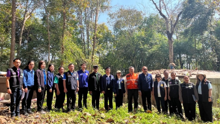 สทน.1 ร่วมกับ สทนช.1 ลงพื้นที่ติดตามสถานการณ์น้ำในพื้นที่เสียงภัยแล้ง อ.วังเหนือ จ.ลำปาง