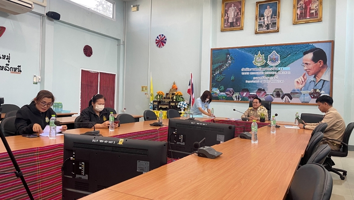 ทส. ทน. สทน.11 ร่วมรับมอบนโยบายการบรรเทาภัยแล้ง ทส. ผ่านระบบ Video Conference
