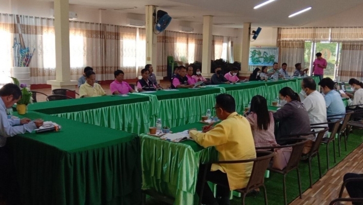 สทน.7 ประชุมหารือการดำเนินโครงการจัดที่ทำกินให้กับชุมชนตามนโยบายรัฐบาล (คทช.) จังหวัดกาญจนบุรี