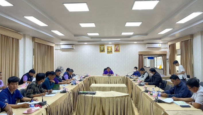 สทน.7 ประชุมหารือการติดตามพื้นที่เสี่ยงการขาดแคลนน้ำในฤดูแล้ง ปี 2566/2567 ในพื้นที่ตามประกาศภัยแล้งจังหวัดกาญจนบุรี