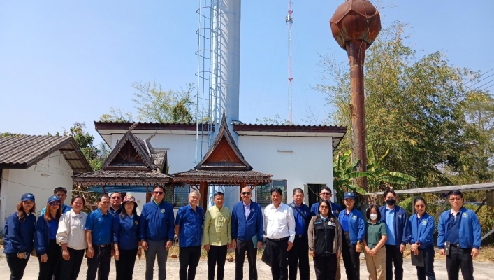 สทน.1 ร่วมกับ สทนช.1 ลงพื้นที่ติดตามสถานการณ์น้ำในพื้นที่เสียงภัยแล้ง จ.พะเยา