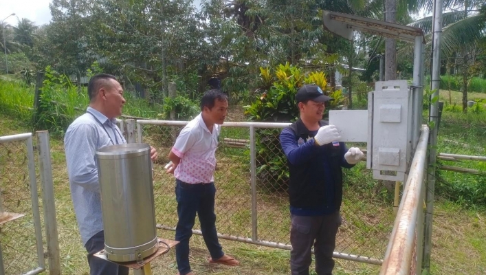 สทน.7 ลงพื้นที่ตรวจสอบ ซ่อมแซม ปรับปรุง และบำรุงรักษาสถานีเตือนภัยล่วงหน้า (Early Warning) น้ำท่วมฉับพลัน - ดินถล่ม ในเขตพื้นที่จังหวัดเพชรบุรี และจังหวัดประจวบคีรีขันธ์