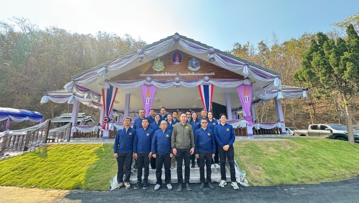 สทน.1 ลงพื้นที่ติดตามความก้าวหน้าโครงการ ปรับปรุงซ่อมแซมอาคารพลับพลาทรงงาน อ่างเก็บน้ำห้วยลาน จ.เชียงใหม่