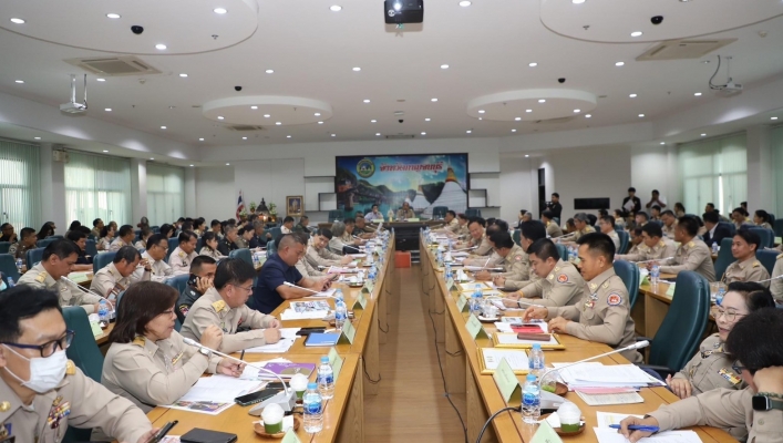 สทน.7 ประชุมคณะกรมการจังหวัดกาญจนบุรี หัวหน้าส่วนราชการที่เกี่ยวข้องและภาคเอกชน