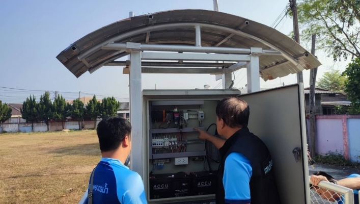 สทน.1 สอท.2 เชียงราย ลงพื้นที่ตรวจสอบบำรุงรักษาและปรับเทียบอุปกรณ์ระบบโทรมาตร ในเขตพื้นที่ จังหวัดเชียงราย และจังหวัดพะเยา