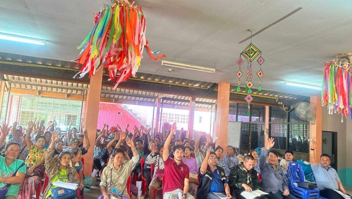 สทน.7 จัดประชุมรับฟังความคิดเห็นของประชาชน โครงการอนุรักษ์ฟื้นฟูแหล่งน้ำพร้อมระบบกระจายน้ำ