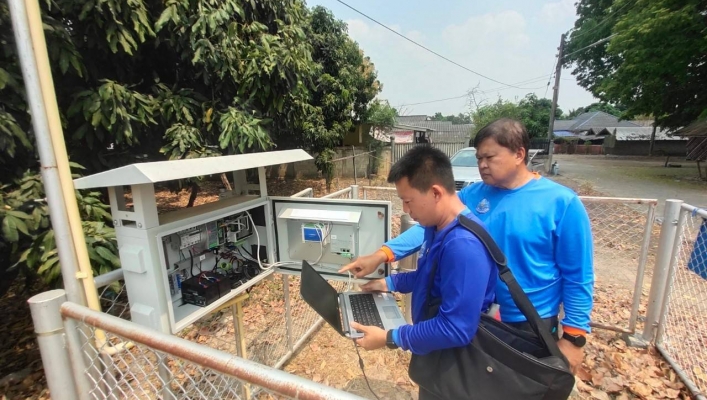 สทน.1 สอท.2 เชียงราย ตรวจสอบ และซ่อมแซมสถานีเตือนภัยล่วงหน้า (Early Warning) ในเขตพื้นที่ จ.เชียงราย และจ.พะเยา
