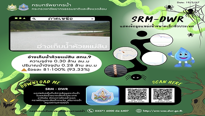 ทน. จัดทำแอปพลิเคชั่นที่บริการข้อมูลระดับน้ำในแหล่งน้ำขนาดเล็กทั่วประเทศ