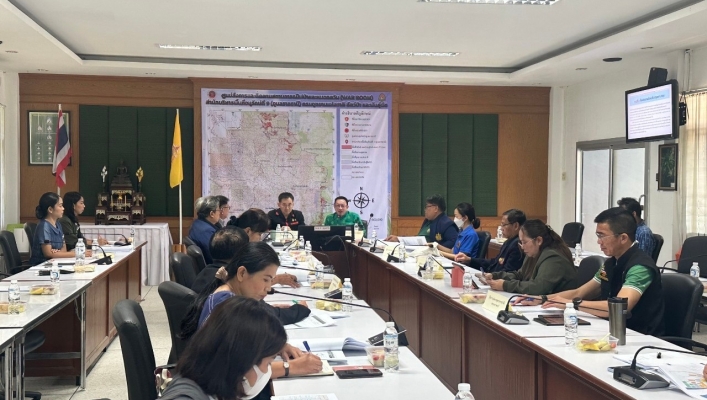 ทส. ทน. สทน.11 ส่วนอนุรักษ์ทรัพยากรน้ำ ร่วมประชุมขับเคลื่อนงานด้านการเปลี่ยนเเปลงสภาพภูมิอากาศ และความหลากหลายทางชีวภาพ จ.อุบลฯ