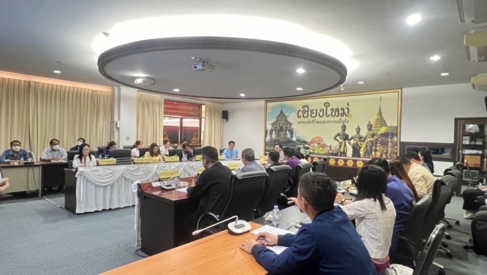 สทน.1 ร่วมประชุมคณะทำงานจัดทำแผนแม่บทการพัฒนาและแก้ไขปัญหาคลองแม่ข่า ณ ศาลากลางจังหวัดเชียงใหม่