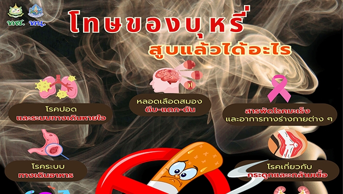 โทษของบุรี่สูบแล้วได้อะไร