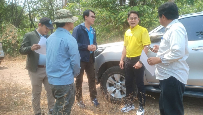 ​สทน.7 ลงพื้นที่ประสานงานสำนักงานการปฏิรูปที่ดินจังหวัดกาญจนบุรี