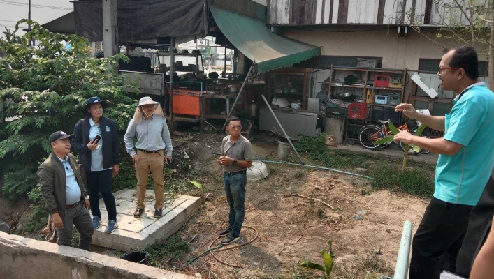 สทน.7 ลงพื้นที่เพื่อวางโครงการระบบส่งน้ำ ภายในตำบลศรีประจันต์