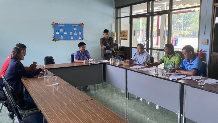 สทน.7 ลงพื้นที่เพื่อวางโครงการอนุรักษ์ฟื้นฟูแหล่งน้ำลำสมุห์ แปลง 3 พร้อมระบบกระจายน้ำ