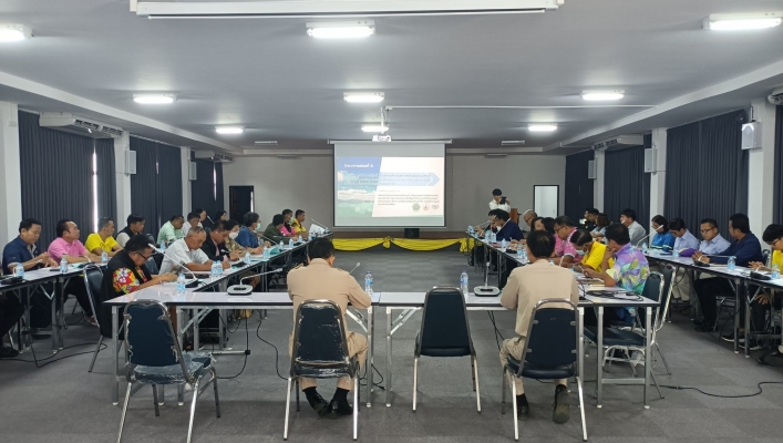 สทน.7 ร่วมโครงการประชุมเวทีสาธารณะ การกำหนดทางเลือกของมาตรการปรับตัวต่อความเสี่ยงจากการเปลี่ยนแปลงสภาพภูมิอากาศ ของพื้นที่ลุ่มน้ำสาขาห้วยกระเสียว