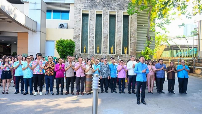 กรมทรัพยากรน้ำ จัดพิธีทำบุญตักบาตรเนื่องใน “วันสงกรานต์ ประจำปี 2567”