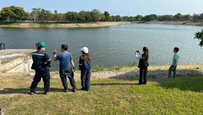 สทน.7 ​ลงพื้นที่ตรวจสอบสถานที่ – แหล่งน้ำ เพื่อประกอบการพิจารณาขออนุญาตการใช้น้ำ