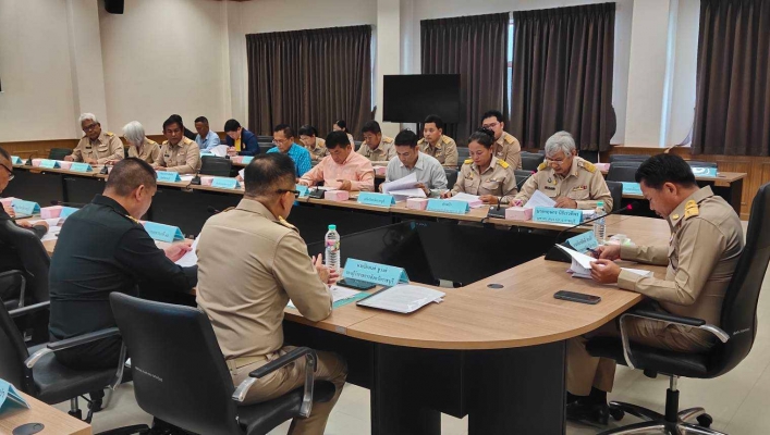 สทน.7 ประชุมการติดตามสถานการณ์ภัยแล้งในพื้นที่จังหวัดราชบุรี