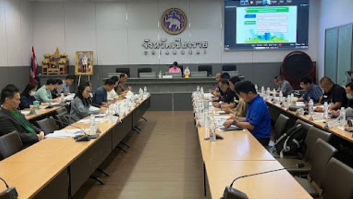 สทน.1 สอน.4 เข้าร่วมการประชุมคณะอนุกรรมการทรัพยากรน้ำ จังหวัดเชียงราย  ครั้งที่  3/2567