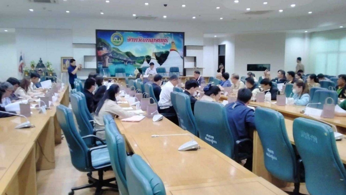 สทน.7 ประชุมคณะกรรมการอำนวยการโครงการพัฒนาพื้นที่สูงแบบโครงการหลวงห้วยเขย่ง จังหวัดกาญจนบุรี