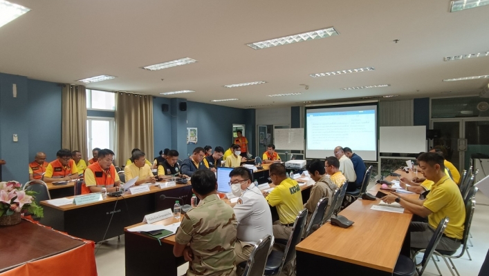 สทน.4 เข้าร่วมประชุมเตรียมความพร้อมรับสถานการณ์อุทกภัยในพื้นที่เศรษฐกิจอำเภอเมืองขอนแก่น