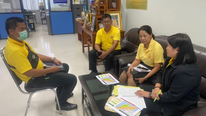 สทน.7 ลงพื้นที่ประสานงานหารือกับหน่วยงานที่เกี่ยวข้อง เพื่อเตรียมความพร้อมในการจัดตั้งเครือข่ายการบริหารจัดการพื้นที่ชุ่มน้ำดอนหอยหลอด