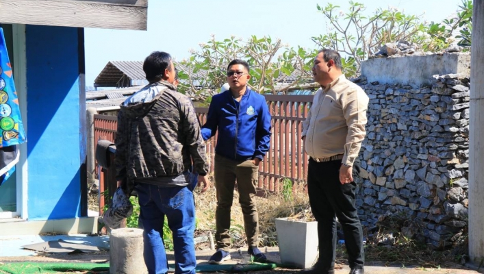 สทน.6 ลงพื้นที่สำรวจความเหมาะสมโครงการปรับปรุงเพิ่มประสิทธิภาพอ่างเก็บน้ำเกาะสีชังระยะที่ 2 หมู่ที่ 6 ตำบลท่าเทววงษ์ อำเภอเกาะสีชัง จังหวัดชลบุรี