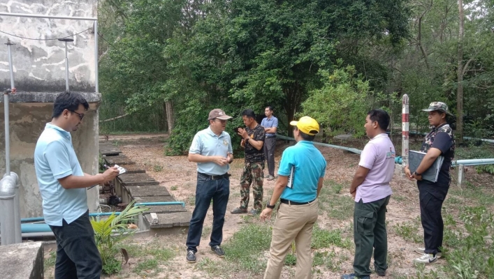 สทน.7 ลงพื้นที่เพื่อหาแนวทางในการแก้ไขปัญหาขาดแคลนน้ำอุปโภคบริโภค และเพื่อรองรับการท่องเที่ยว ภายในพื้นที่อุทยานแห่งชาติหาดวนกร