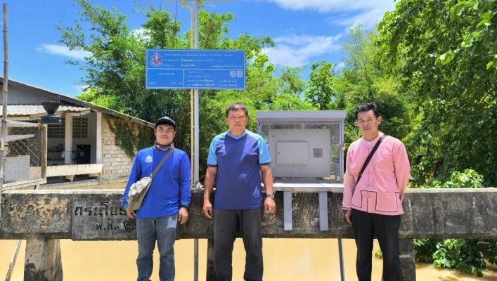 สทน.1 สอท.2 ชร.ลงพื้นที่เพิ่มประสิทธิภาพระบบเตือนภัยล่วงหน้า(EWS)ในเขตพื้นที่อ.แม่สรวย และอ.เมือง จ.เชียงราย