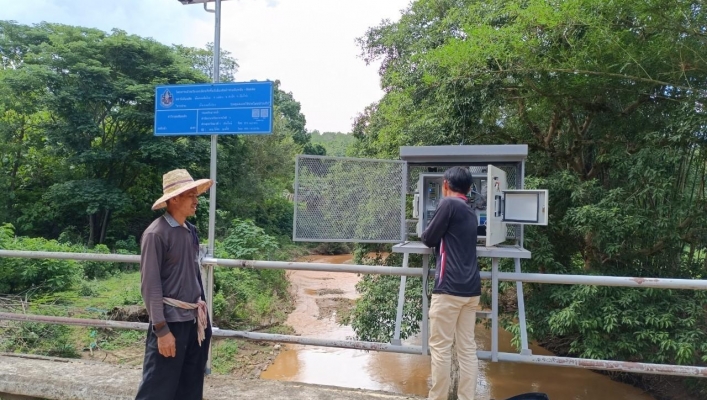 สทน.1 สอท.1 เชียงใหม่ ลงพื้นที่ติดตาม ตรวจสอบ ซ่อมแซม ปรับปรุง บำรุงรักษาสถานีเตือนภัยล่วงหน้า (Early Warning)
