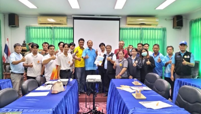 สทน.5 ดำเนินโครงการเสริมสร้างศักยภาพองค์กรปกครองส่วนท้องถิ่นในการประเมินคุณภาพระบบประปาหมู่บ้านของ อบต.จระเข้หิน อำเภอครบุรี จังหวัดนครราชสีมา