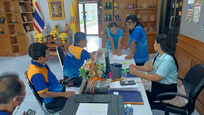 สทน.7 ลงพื้นที่ติดต่อประสานงาน และติดตามการดำเนินงานการบริหารจัดการทรัพยากรน้ำสาธารณะในพื้นที่ตำบลพลับพลาไชย