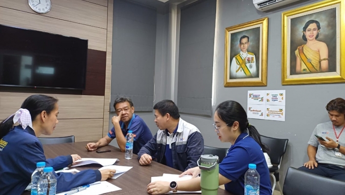สทน.6 ตรวจสอบสถานที่การขออนุญาตใช้น้ำ ของบริษัท ไทยเคนเปเปอร์ จำกัด (มหาชน)