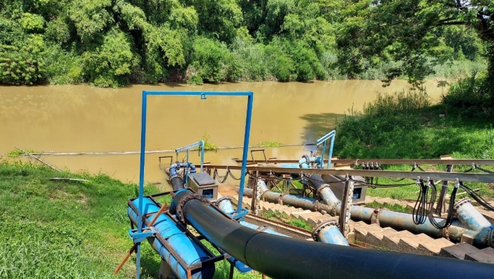 สทน.6 ตรวจสอบสถานที่การขออนุญาตใช้น้ำการประปาส่วนภูมิภาคสาขากบินทร์บุรี จุดสูบน้ำดิบนางเลง