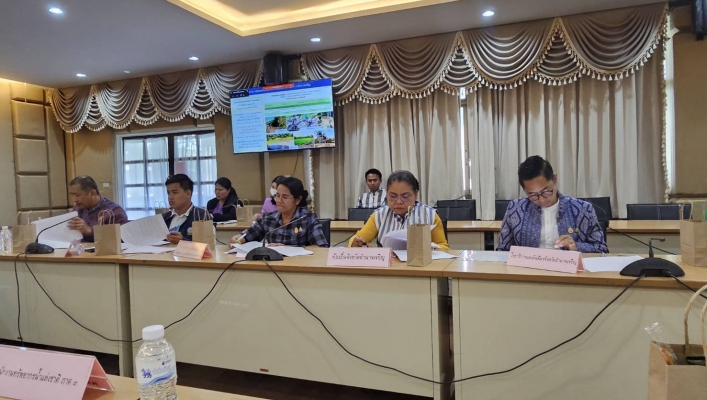 ทส. ทน. สทน.11 ส่วนสำรวจและออกแบบ เข้าร่วมประชุมคณะอนุกรรมการทรัพยากรน้ำ จังหวัดอำนาจเจริญ ครั้งที่ 3 / 2567