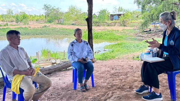 สทน.6 ลงพื้นที่ประสานหน่วยงานที่เกี่ยวข้องในการดำเนินงานโครงการเพิ่มประสิทธิภาพกลุ่มผู้ใช้น้ำและเครือข่ายเพื่อสนับสนุนการดำเนินงานขององค์กรผู้ใช้น้ำ